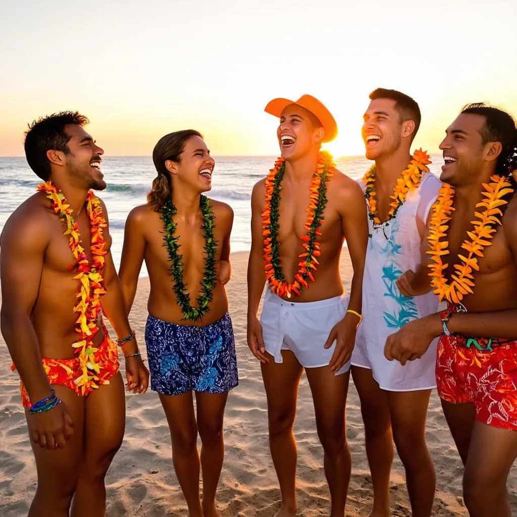 Sunset Luau in Hawaii