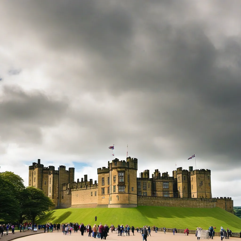 Alnwick Castle in England