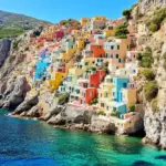 A stunning panoramic view of the Amalfi Coast