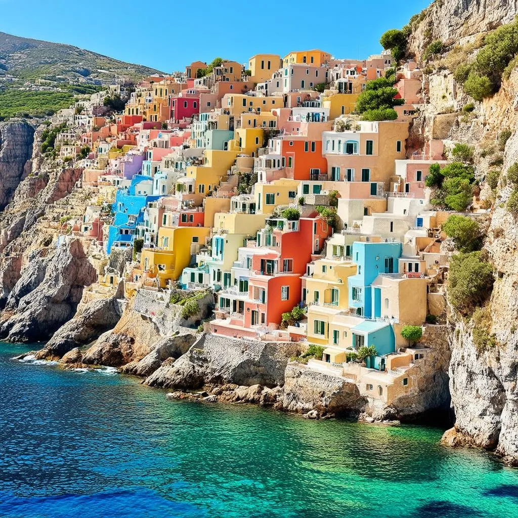 A stunning panoramic view of the Amalfi Coast