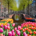 Amsterdam Canals in Spring