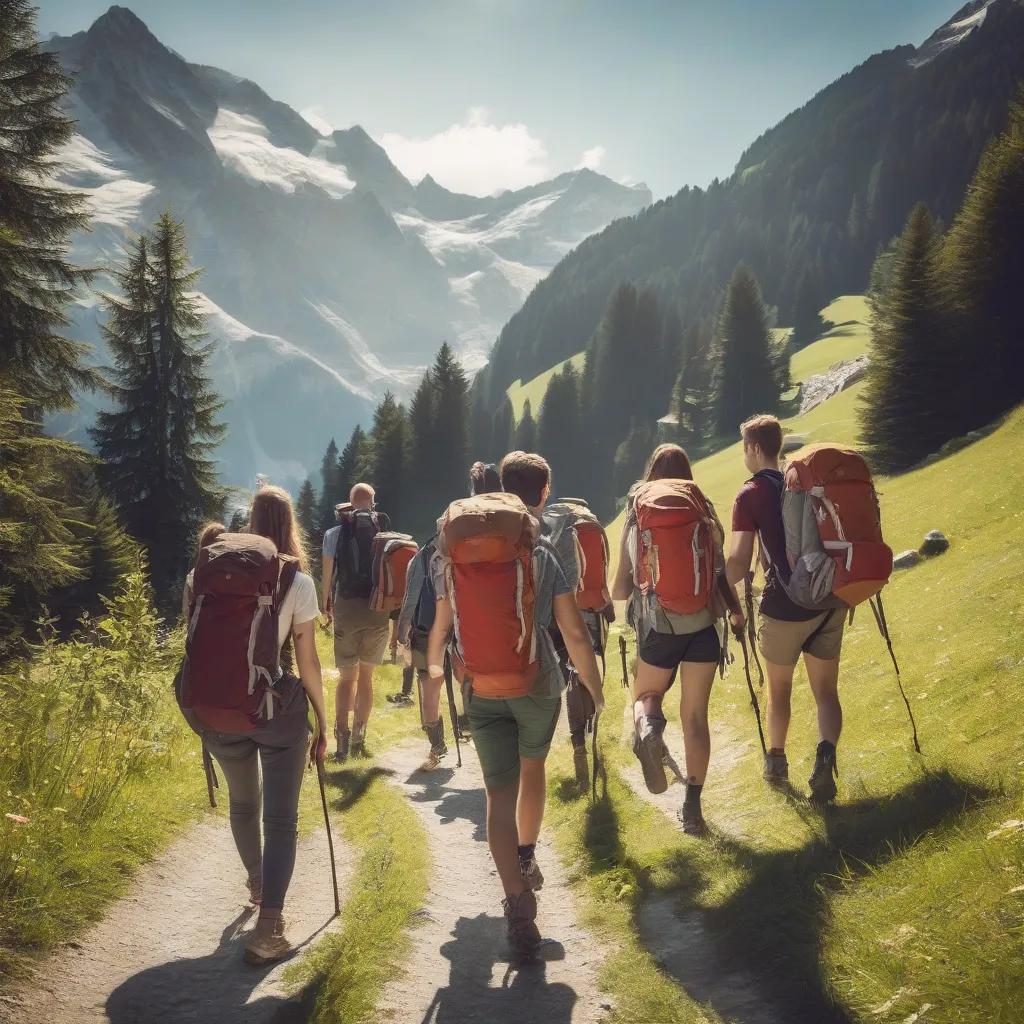 Backpackers in Europe