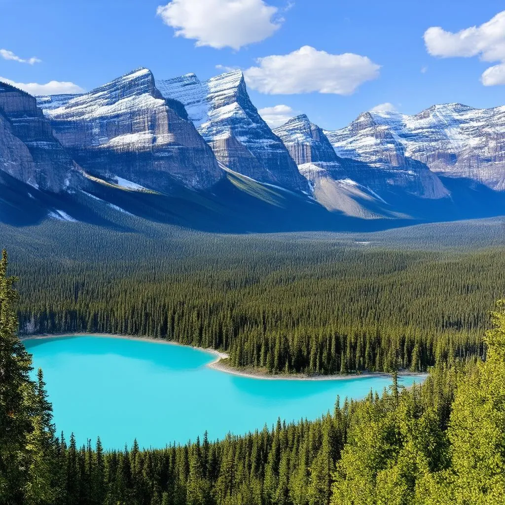 Scenic View of Banff National Park