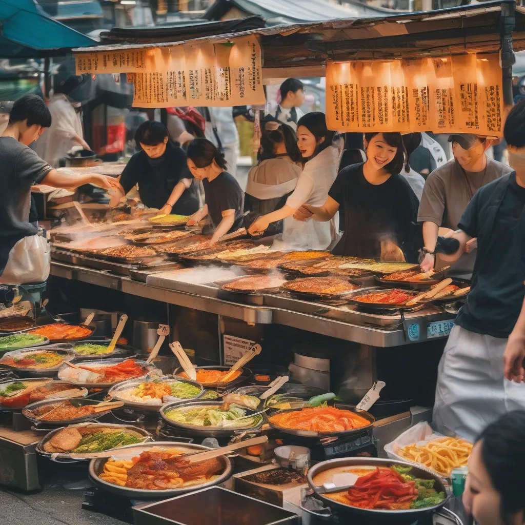 Korean Street Food Scene