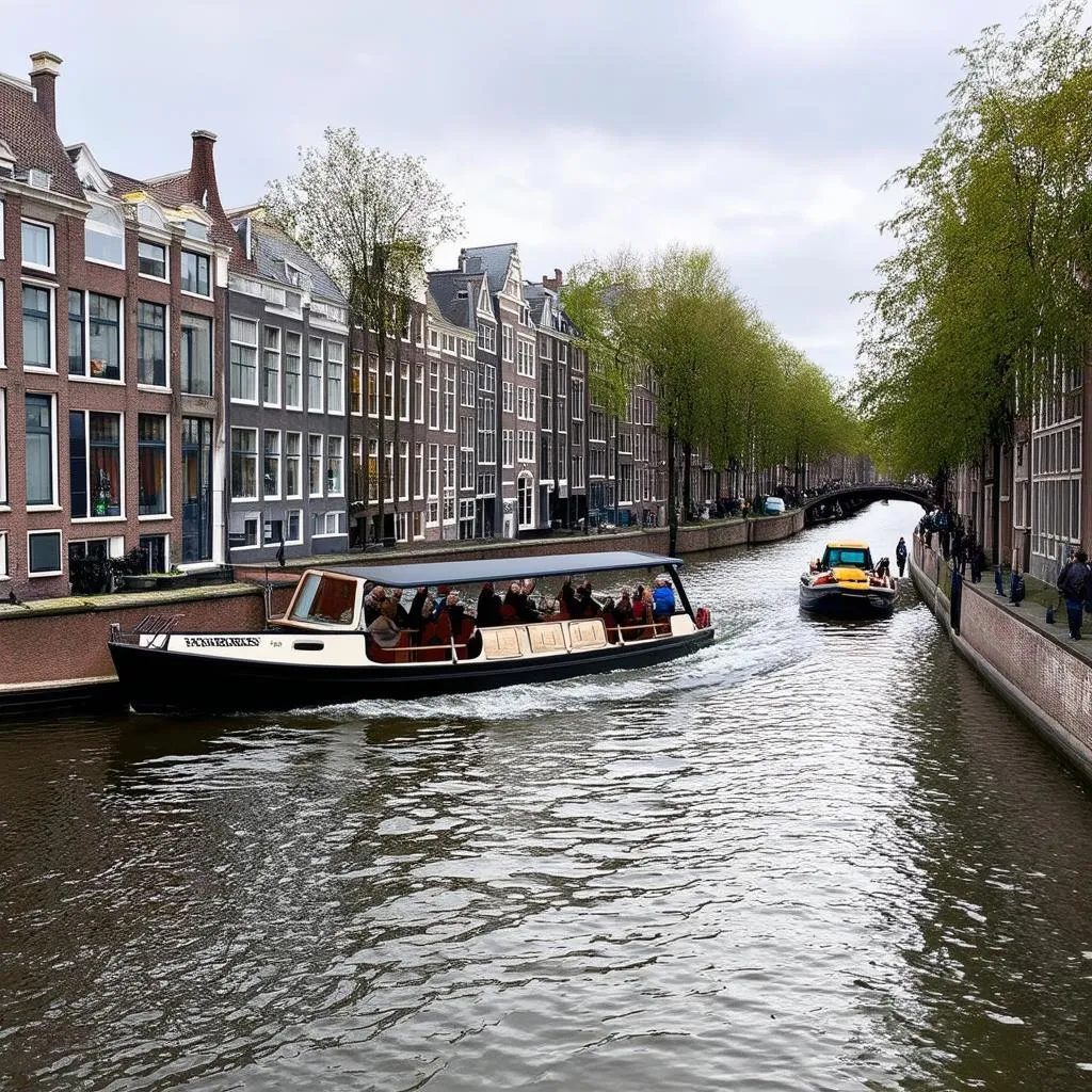 Canal in Amsterdam