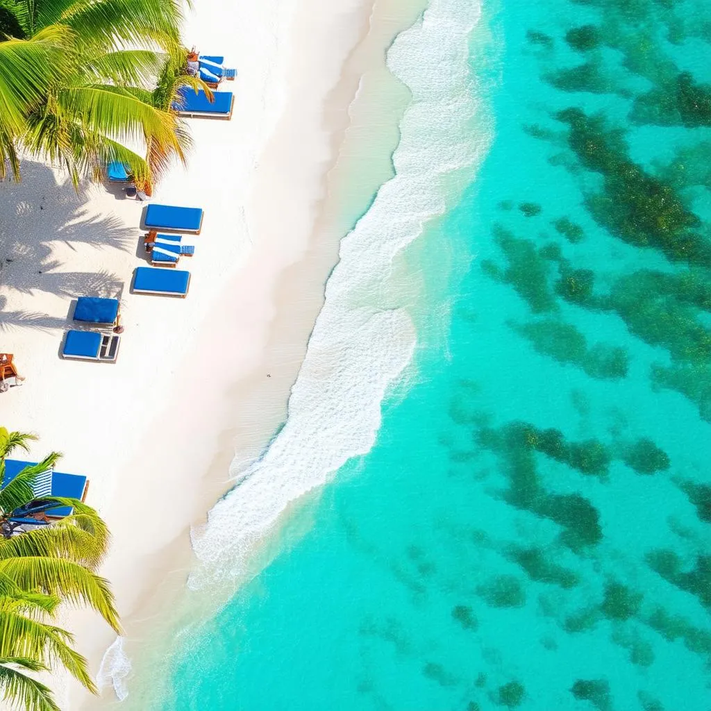 Relaxing on the Beach in Cancun