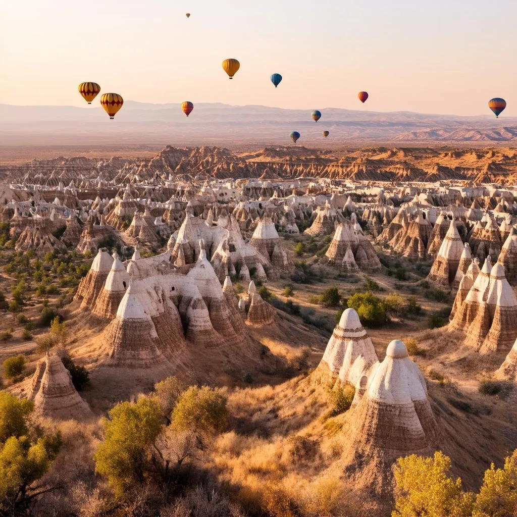 Hot Air Balloons over Cappadocia