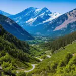 Scenic view of the Rocky Mountains in Colorado