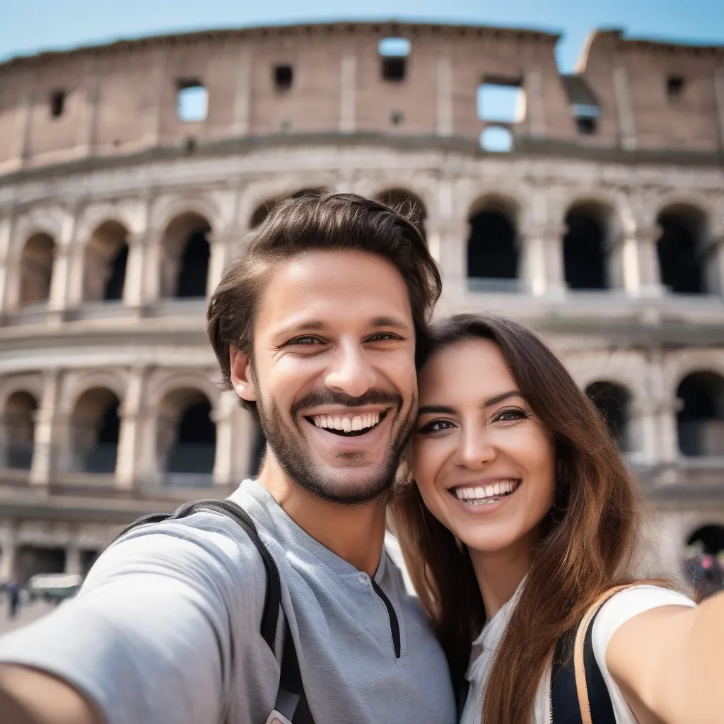 Capturing memories in Rome 