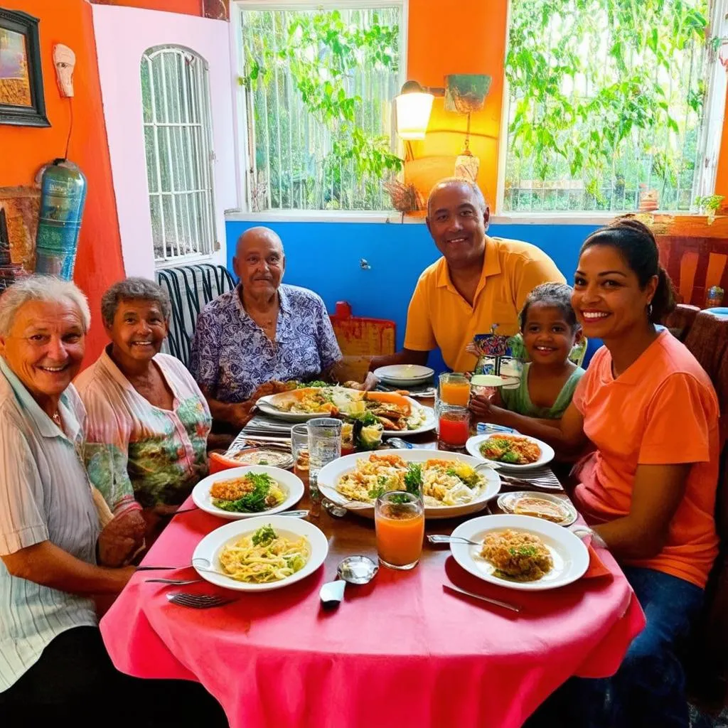 Cuban Family Dinner