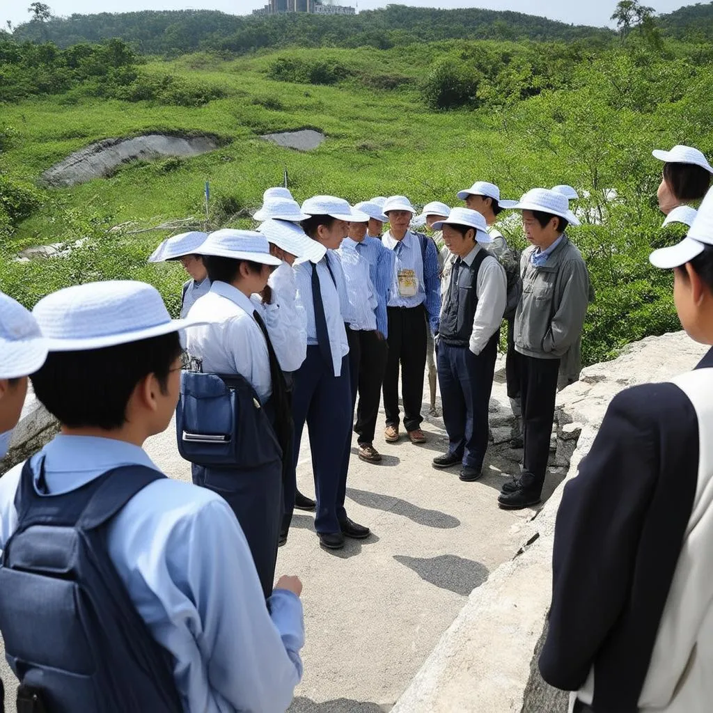 Tourists at DMZ