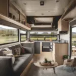 Spacious Destination Trailer Living Room