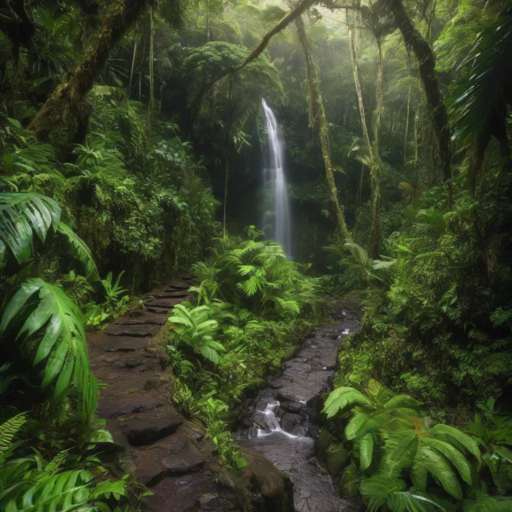 Lush Greenery in El Yunque