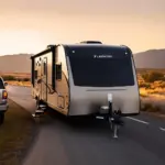 Fleetwood Travel Trailer on the Open Road