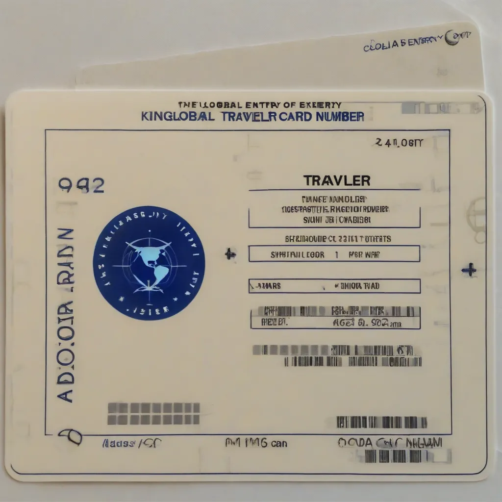 How to Find Your Known Traveler Number on Your Global Entry Card