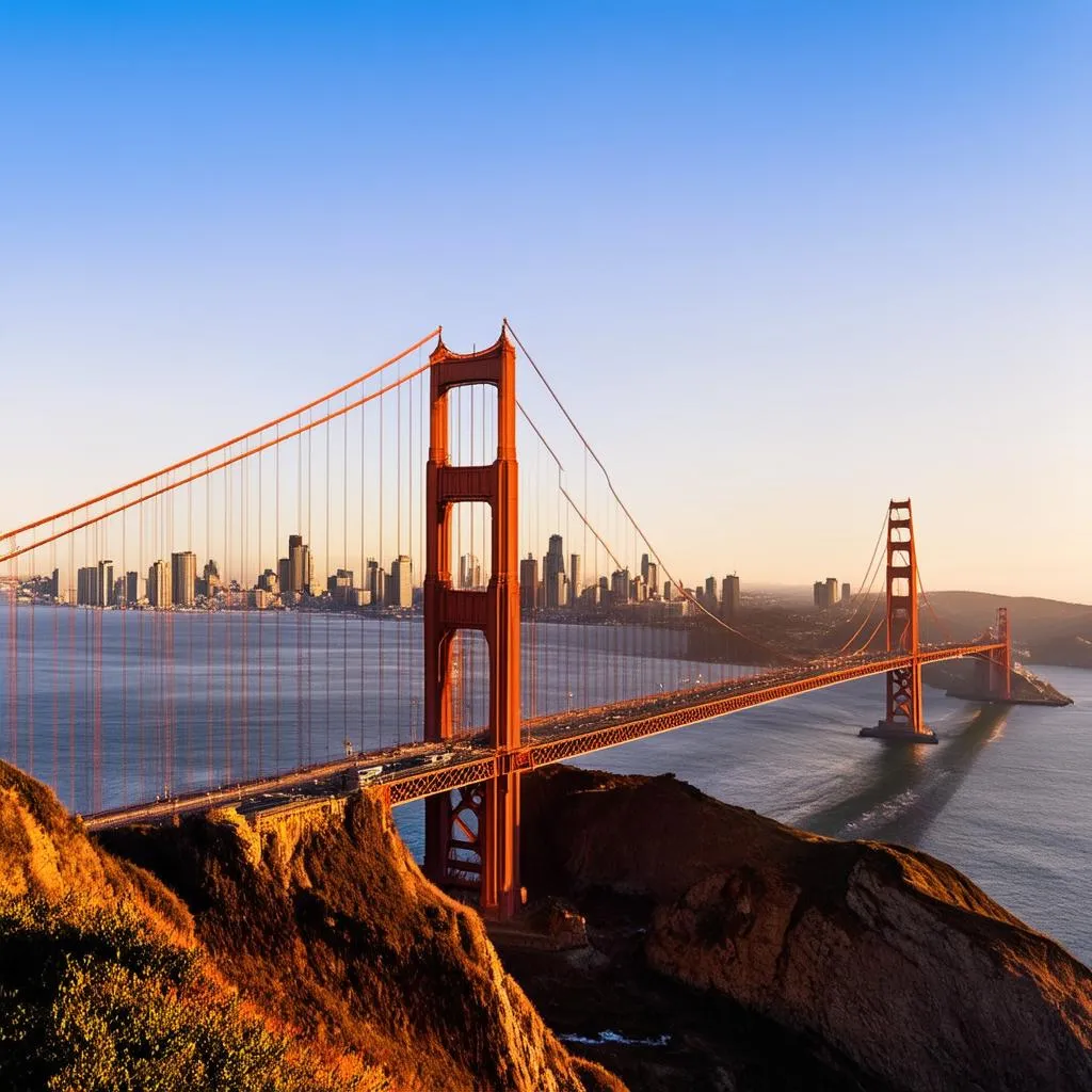 Golden Gate Bridge at Sunset