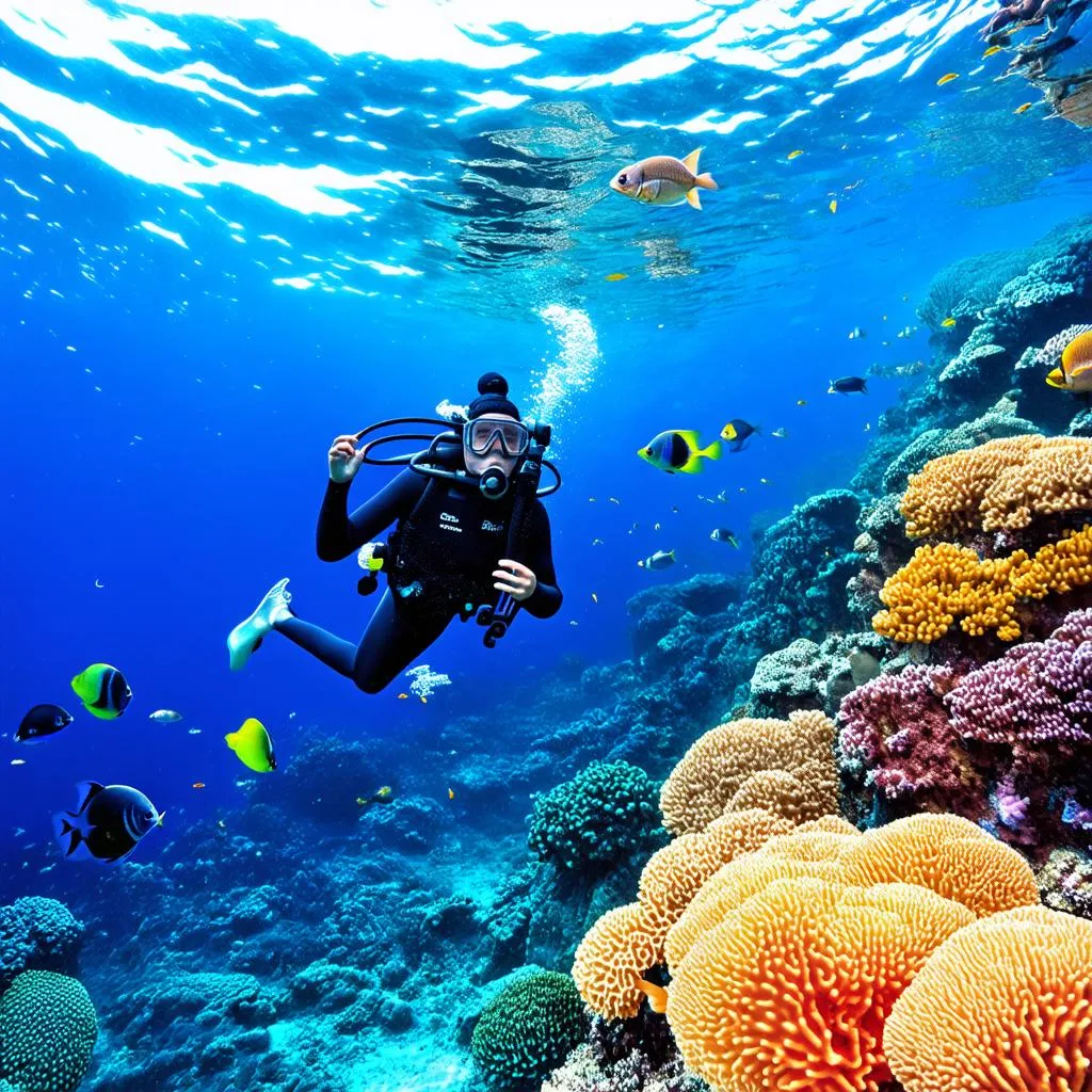 Scuba Diving in the Great Barrier Reef