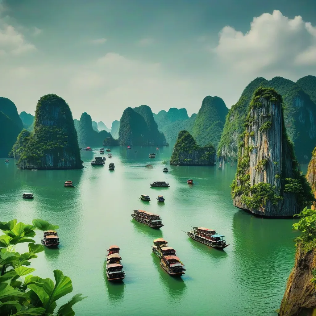 Ha Long Bay in Vietnam