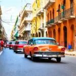 Classic cars in Old Havana