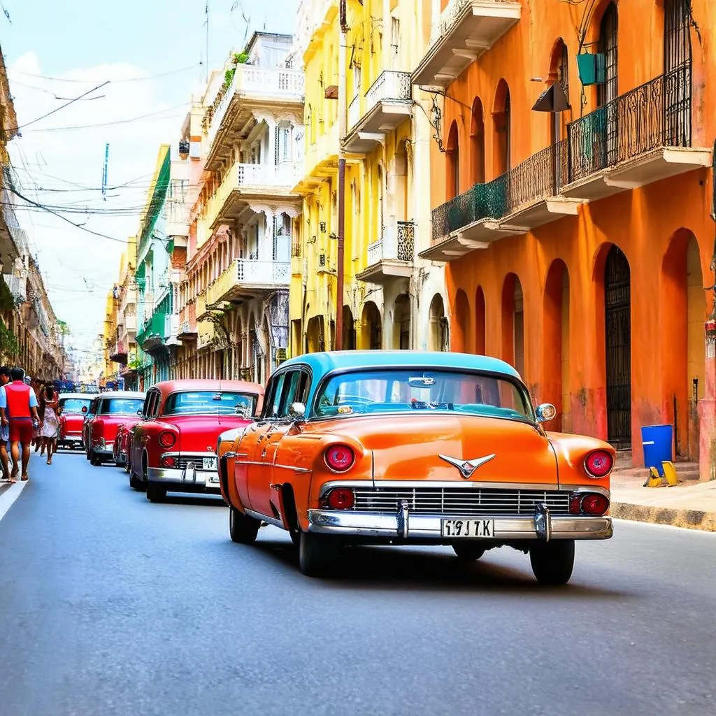 Classic cars in Old Havana