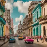 Vibrant streets of Havana