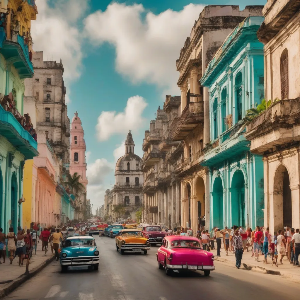 Vibrant streets of Havana