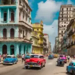 Vibrant Street in Havana