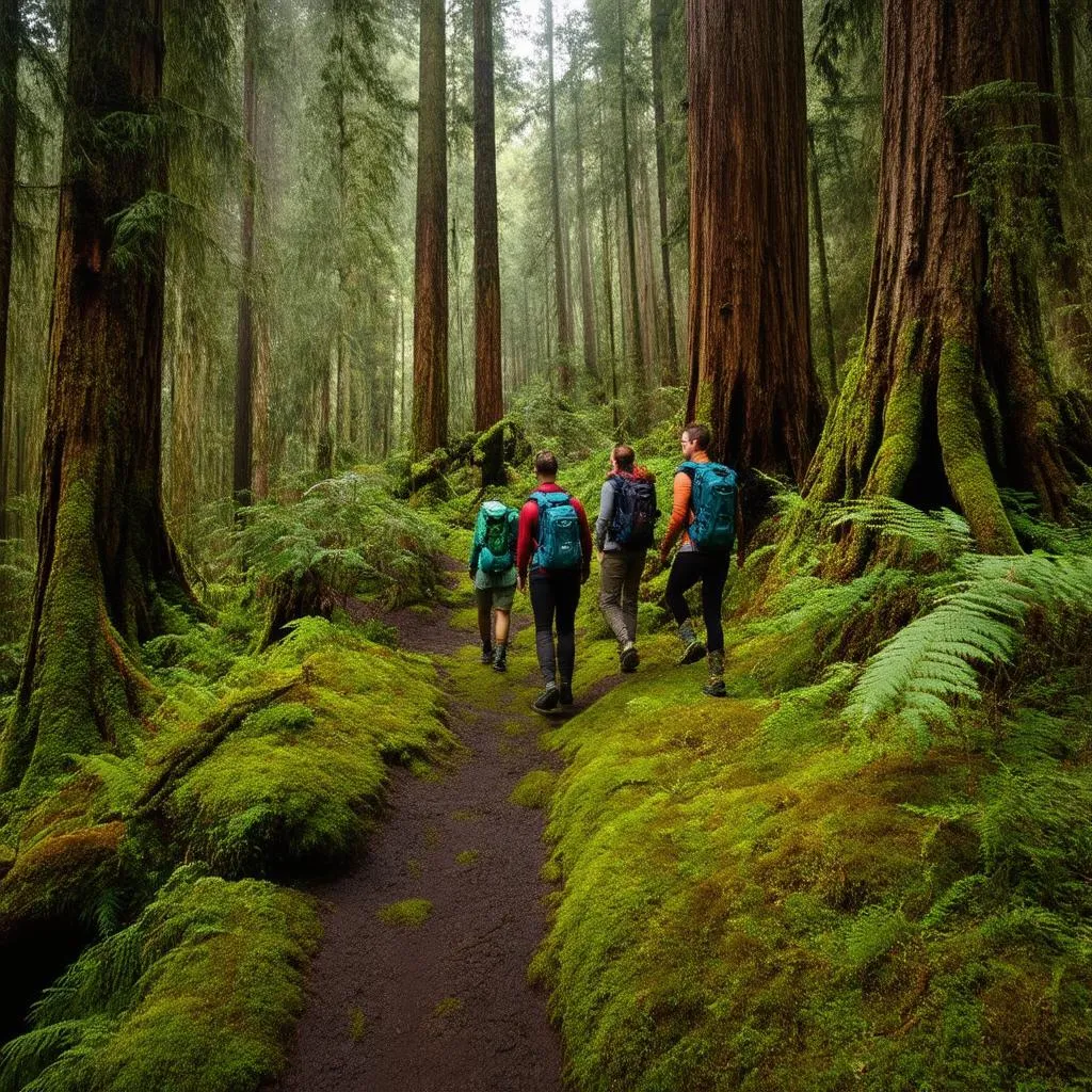 Exploring the Hoh Rainforest