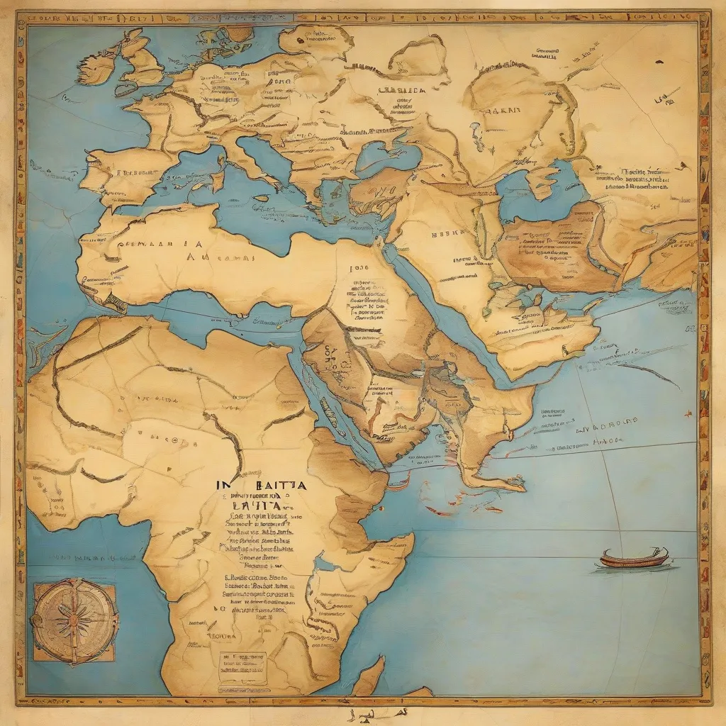 Map of Ibn Battuta's Travels