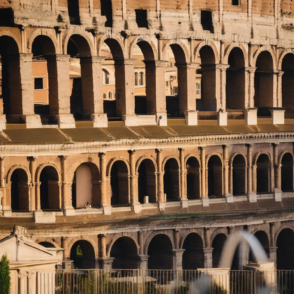 The Colosseum in Rome, Italy