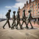 The Beatles Statue in Liverpool