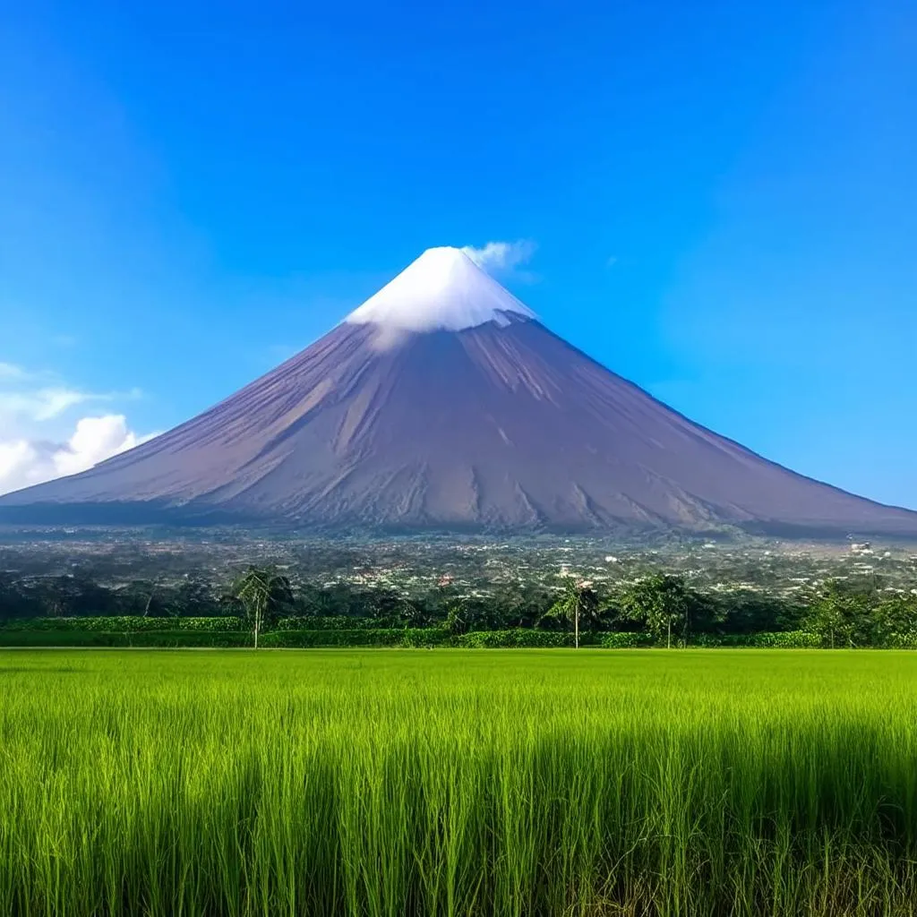 Majestic Mayon Volcano