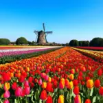 Netherlands Tulips in March