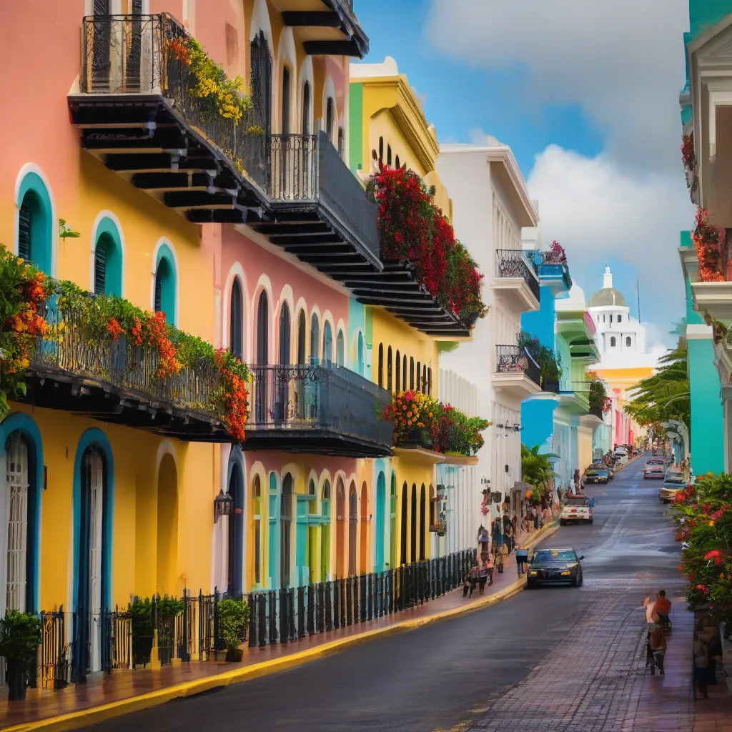 Cobblestone Streets of Old San Juan