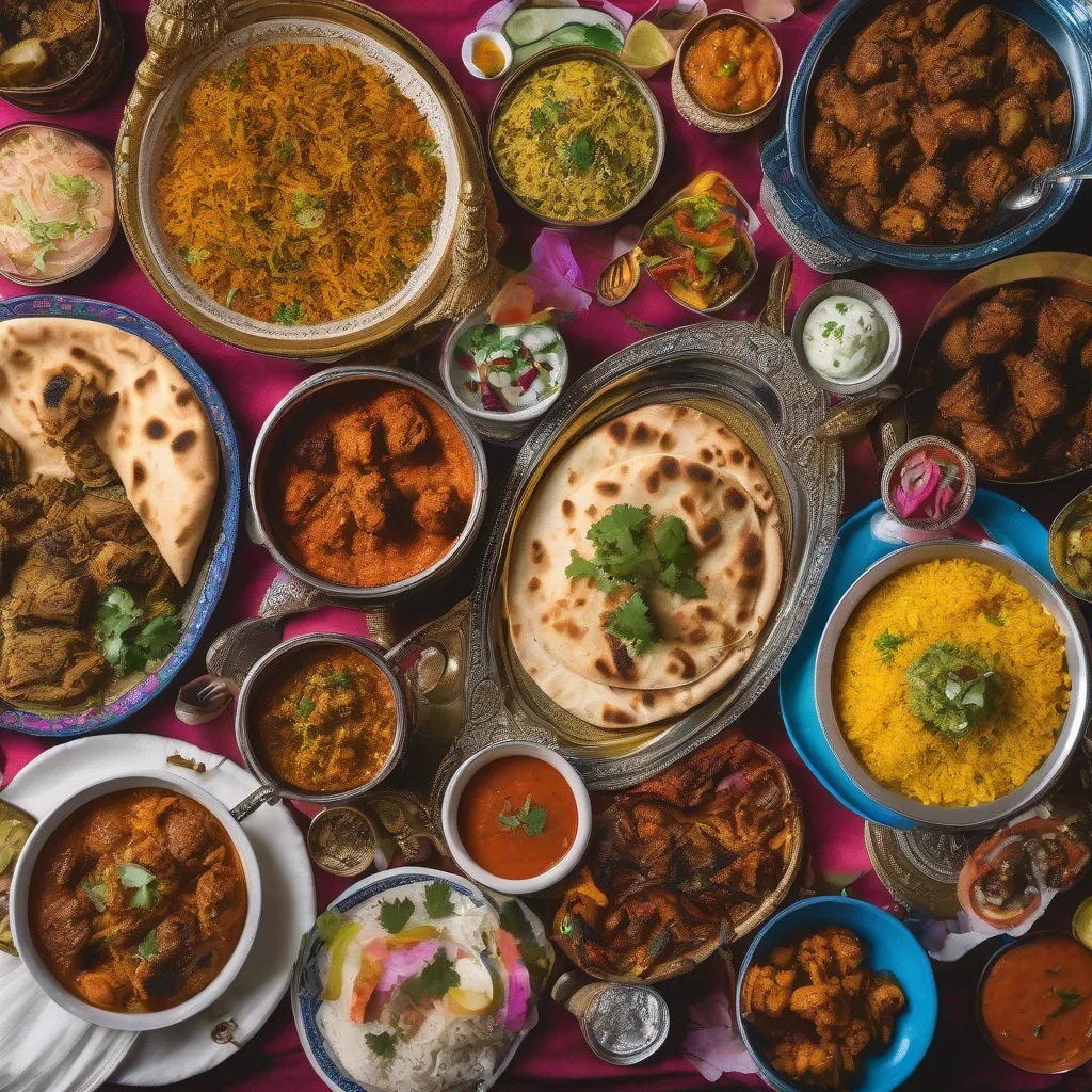 Pakistani Food Spread