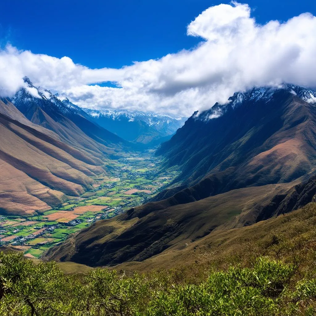 Majestic Peruvian Andes Mountains