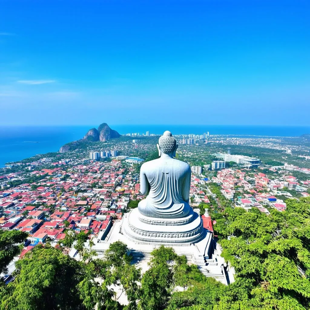 The majestic Big Buddha in Phuket