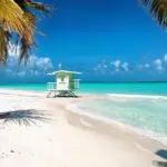 Punta Cana Beach with Lifeguard Station