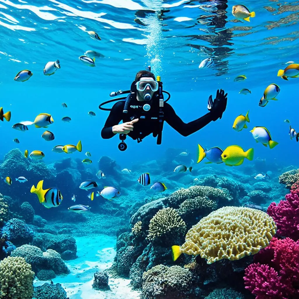 Diving in the Red Sea