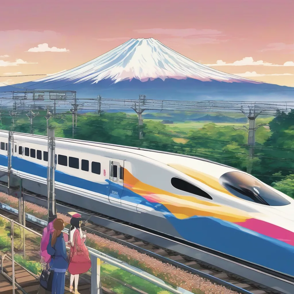 Riding the Shinkansen Through Mount Fuji