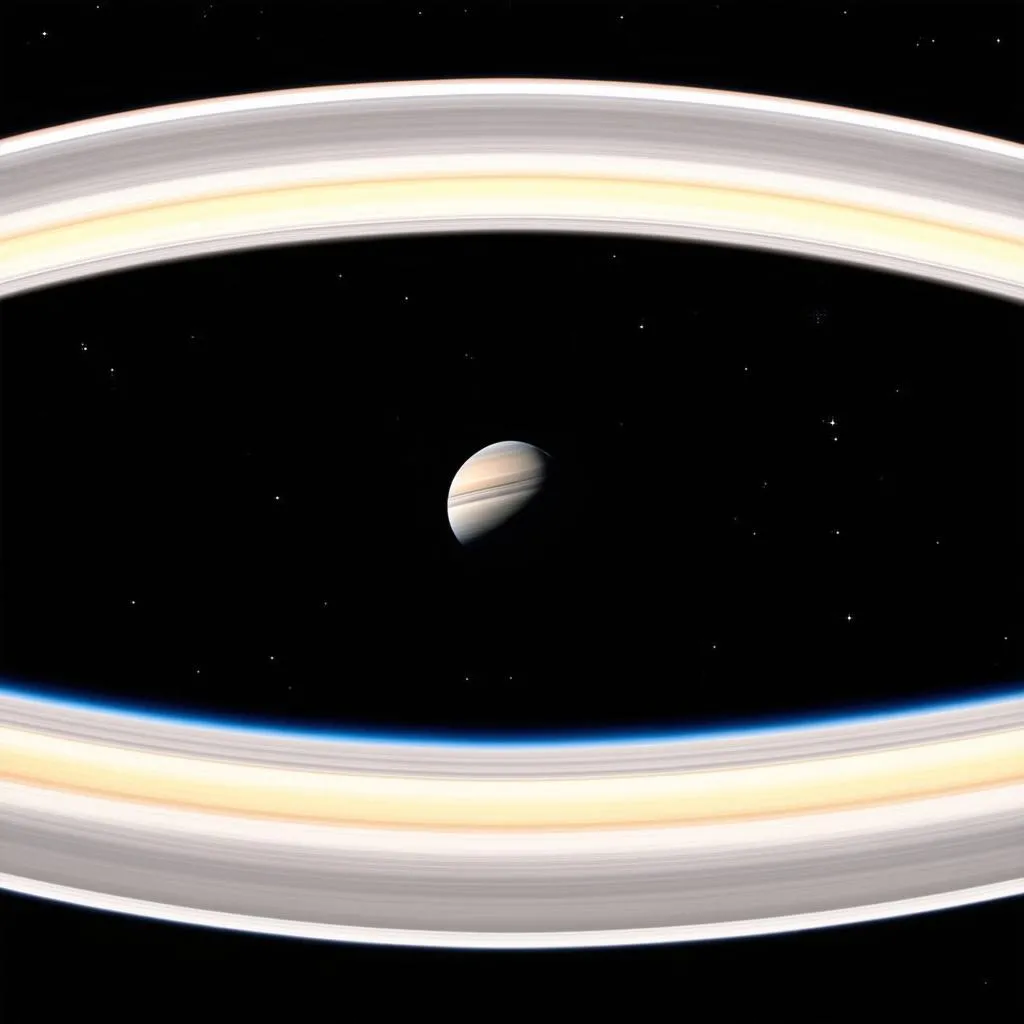 View of Saturn's Rings