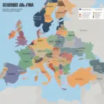 Schengen Zone Map