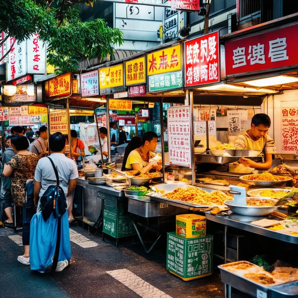 Singapore Street Food Stalls