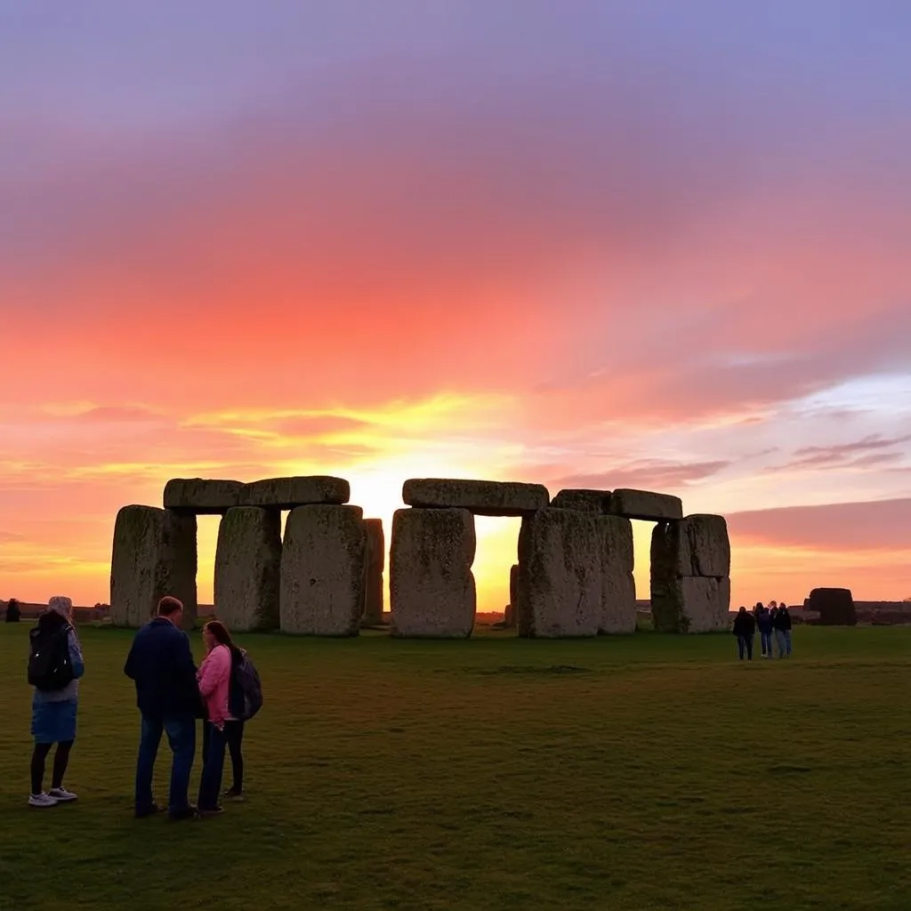 Stonehenge at Sunset