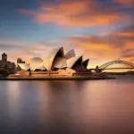 Sydney Opera House at Sunset