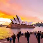 Sydney Opera House at Sunset