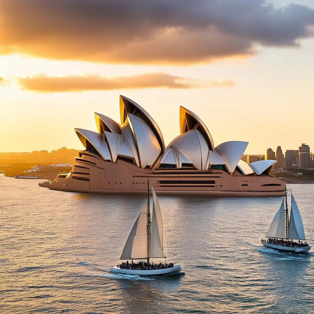 Sydney Opera House at Sunset