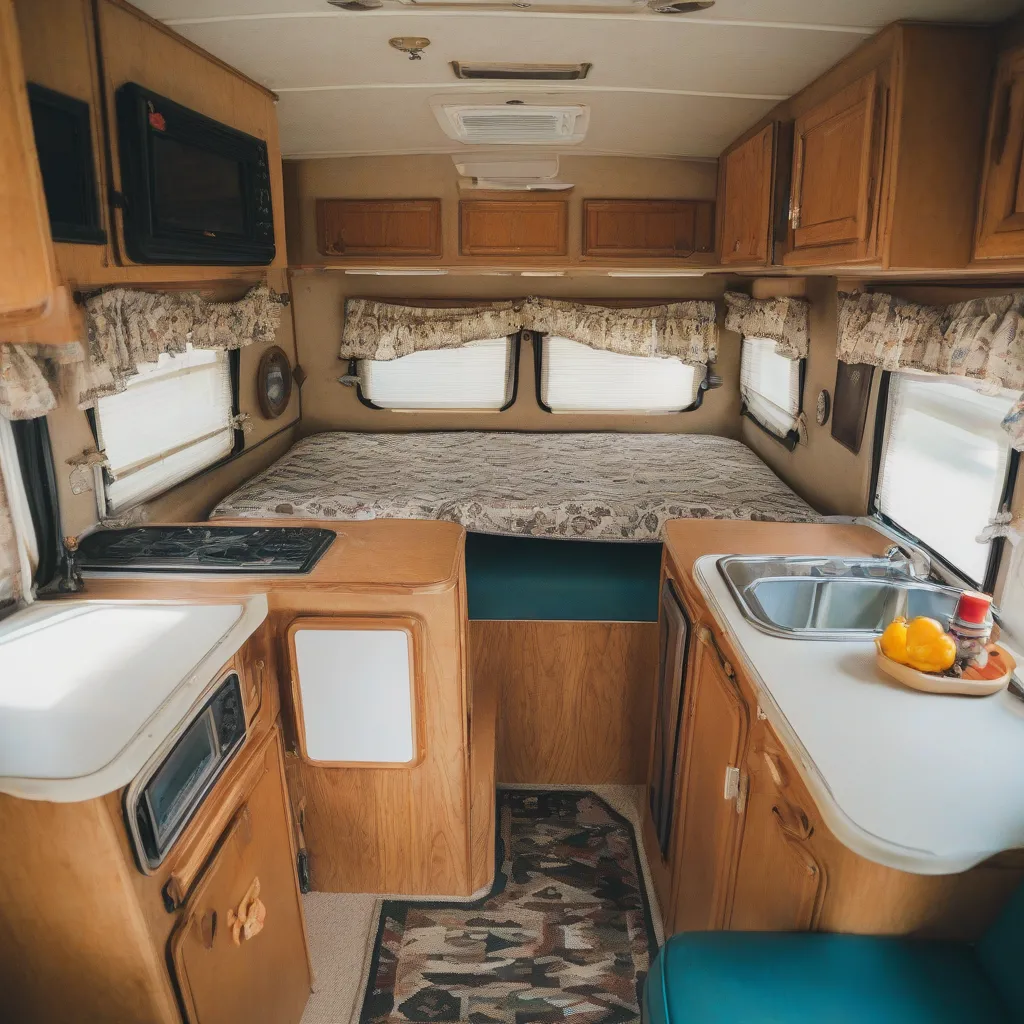 1995 Terry Travel Camper Trailer Interior