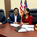 Indian-couple-smiling-confidently-during-their-US-Visa-interview