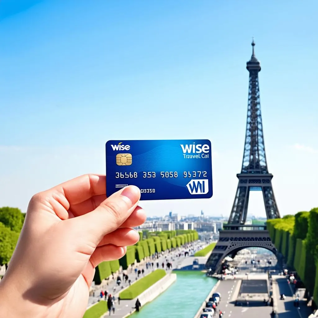 Wise Travel Card in Paris